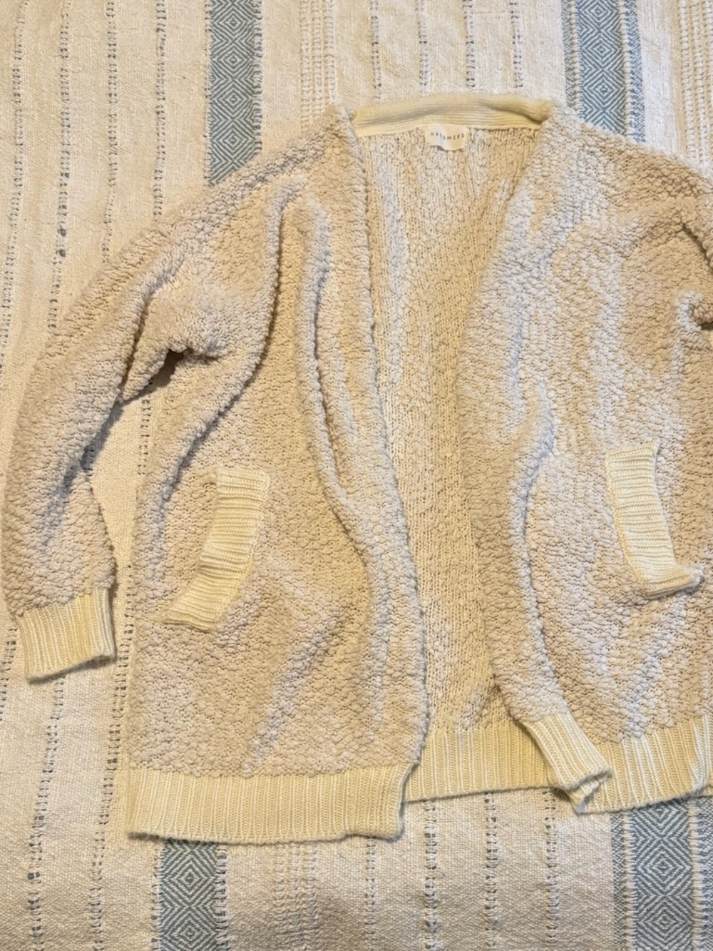 DREAMERS cozy open front cardigan